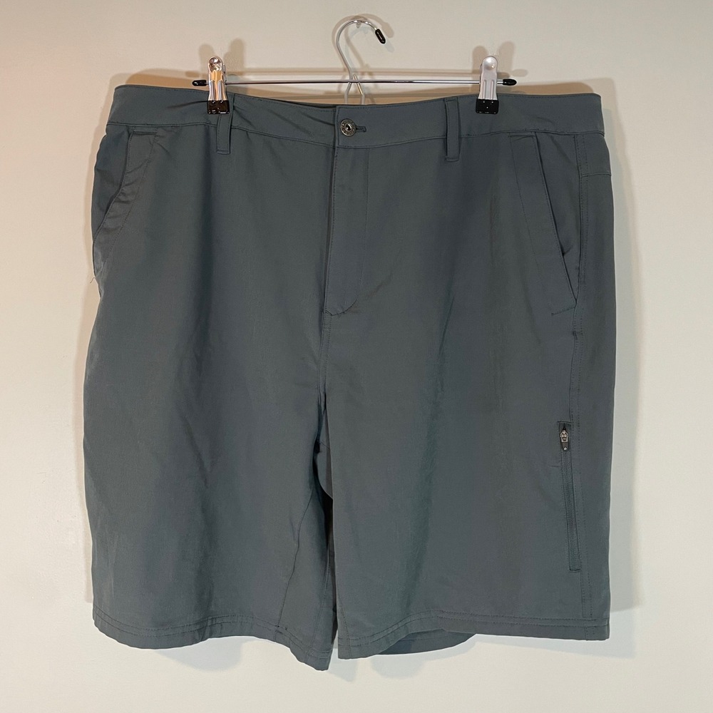 Gerry Mens Outdoor Performance Hiking Shorts Slate Gray‎ Size 40 Stretch Pocket